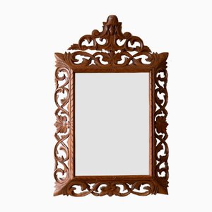 Oak Fretwork Mirror