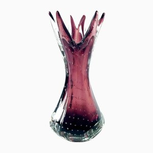Bullicante Murano Glass Vase by Archimede Seguso, 1970s