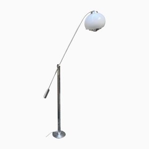 Italian Floor Lamp With Balanced Spherical Joint, 1970s