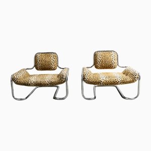 Limande Armchairs by Kwok Hoi Chan for Steiner, 1969, Set of 2