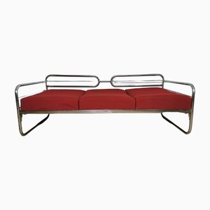 Bauhaus Chrome Sofa by Robert Slezak for Slezak Factories