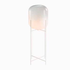 Lampadaire Oda Big in Moonlight Blanc et Blanc par Sebastian Herkner pour Pulpo