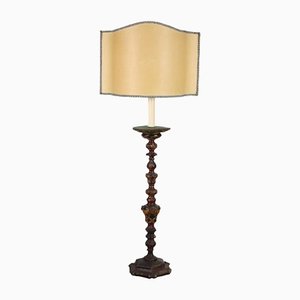 Carved & Lacquered Lamp