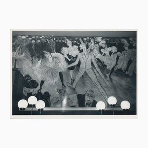 Paris, Montmartre, Pigalle, Moulin Rouge, 1955, Impression Gélatine Argentée