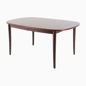 Danish Extendable Dinning Table in Mahogany by Schou Andersen, 1950s