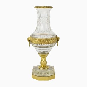 Vase Balustre en Cristal de Verre, France, 1870