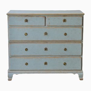 18th Century Swedish Painted Chest on Chest