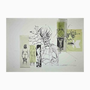 Sergio Barletta, Eros and Thanatos, Original Etching, 1970s