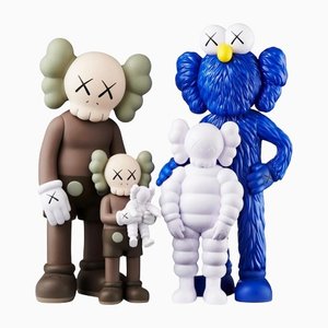 Kaws, Family Figures, Brown Version, 2021, Vinyl & Cast Resin