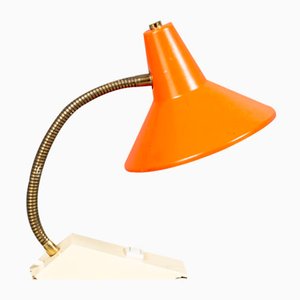German Orange Desk Lamp from SIS, 1960s
