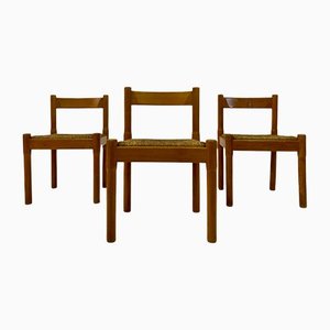Carimate Stühle von Vico Magistretti für Cassina, 1960er, 3er Set
