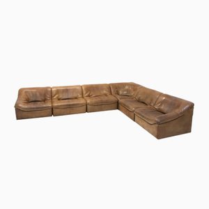 Modular DS46 Sectional Sofa from de Sede, 1970s, Set of 6