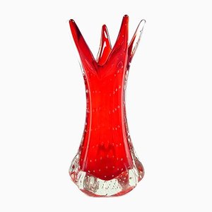 Bullicante Murano Glass Vase by Archimede Seguso, 1970s