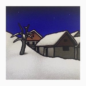 Tino Stefanoni, Seconda Neve, Serigrafia colorata