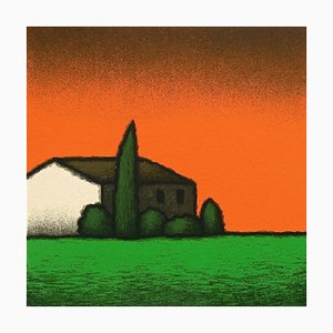 Tino Stefanoni, Casa Arancio, Colored Screenprint