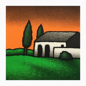 Tino Stefanoni, Casolare Arancio, Sérigraphie Colorée