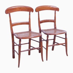 Walnut Provençal Chairs, Set of 2