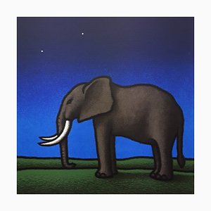 Tino Stefanoni, Elefante, Serigrafia colorata