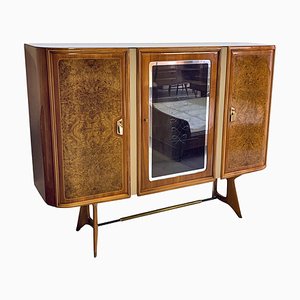 Credenza Mid-Century in radica di betulla di Vittorio Dassi, Italia, anni '50