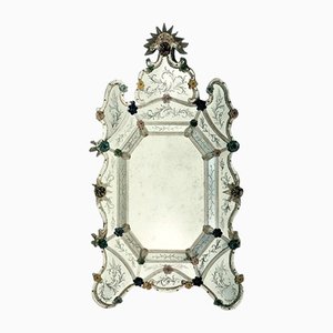 Espejo veneciano de cristal de Murano "Bassano" de Fratelli Tosi