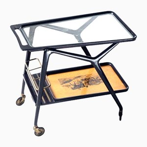 Drinks Trolley or Bar Cart Attributed to Ico Parisi, Italy, 1950s