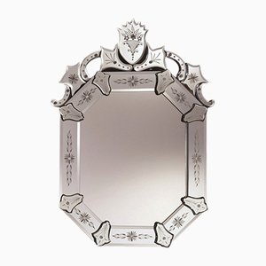 Miroir Vénitien en Verre Murano "Pantalone" par Fratelli Tosi