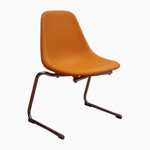 Chaise Cantilever Orange par Pollok pour Sulo, 1970s
