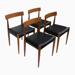 Dänische MK 200 Stühle aus Teak von Arne Hovmand-Olsen für Mogens Cold, 4er Set