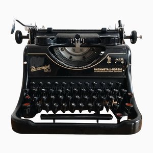 Máquina de escribir Qwertz de Rheinmetall-Borsig, años 20