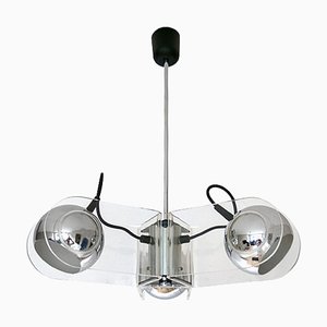 Lampe à Suspension Style Gino Sarfatti, 1970s