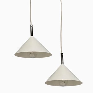 Lampade a sospensione vintage, Danimarca, set di 2