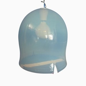 Italian Glass Pendant Lamp by Noti Massari for Leucos, 1960s