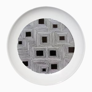 Flat | Exiles Ceramic Plate by Vincenzo D’Alba for Kiasmo
