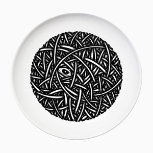 Spinning Iv | Spinning Ceramic Plate by Vincenzo D’Alba for Kiasmo