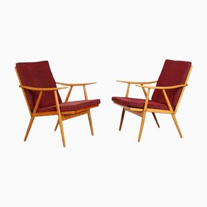 Poltrone Mid-Century di Ton, set di 2