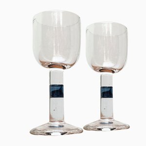 German Wine Glasses by Regina Kaufmann for Glashagen Hütte, Set of 2