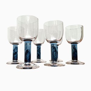 Verres à Vin par Regina Kaufmann pour Glashagen Hütte, Allemagne, Set de 6