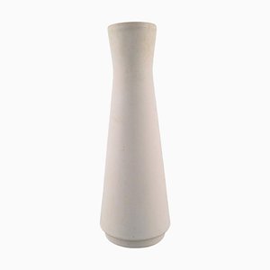 Vase en Céramique Émaillée Blanche de European Studio Ceramicist