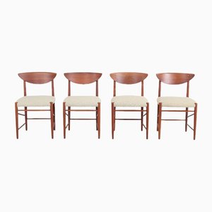 Model 316 Dining Chairs by Peter Hvidt & Orla Molgaard Nielsen, Set of 6