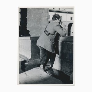 Erich Andres, Venise: Photographe prenant des photos, Italie, 1950s, Photographie Noir & Blanc