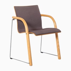 Sedia A320 marrone di Wulf Schneider e Ulrich Boehme per Thonet