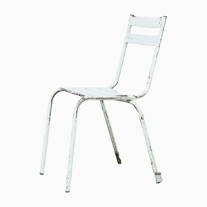 French Mint Metal Outdoor Stacking Chair from ArtProg, 1950s
