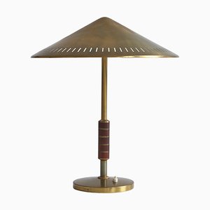 Danish Modern Table Lamp in Brass by Bent Karlby for Lyfa, 1956