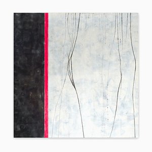 Tracey Adams, Why I Wake up Early, 2017, Encaustic, Oil and Collage on Panel