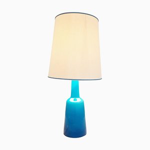 Mid-Century Glass Table Lamp by Kastrup Holmegaard, 1960s