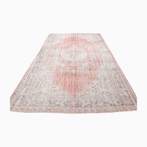 Tapis Oushak Antique en Laine Fait Main, Turquie