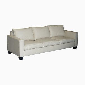 Leather & Mahogany Graham 3-4 Seater Sofa from Ralph Lauren