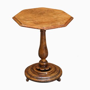Victorian Pollard Oak Side Table