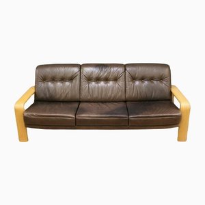 Mid-Century Danish Leather Couch