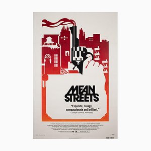 Póster de película estadounidense original de Mean Streets, 1973